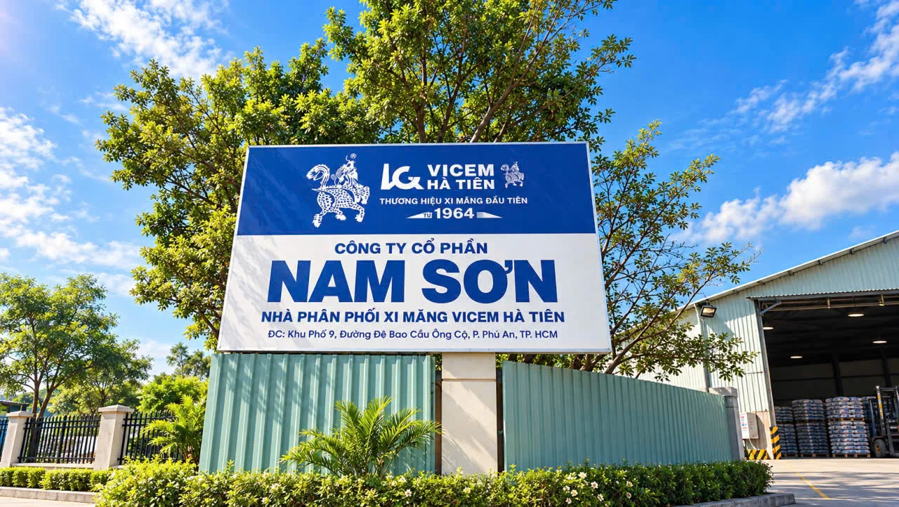 NHÀ PHÂN PHỐI XI MĂNG NAM SƠN 